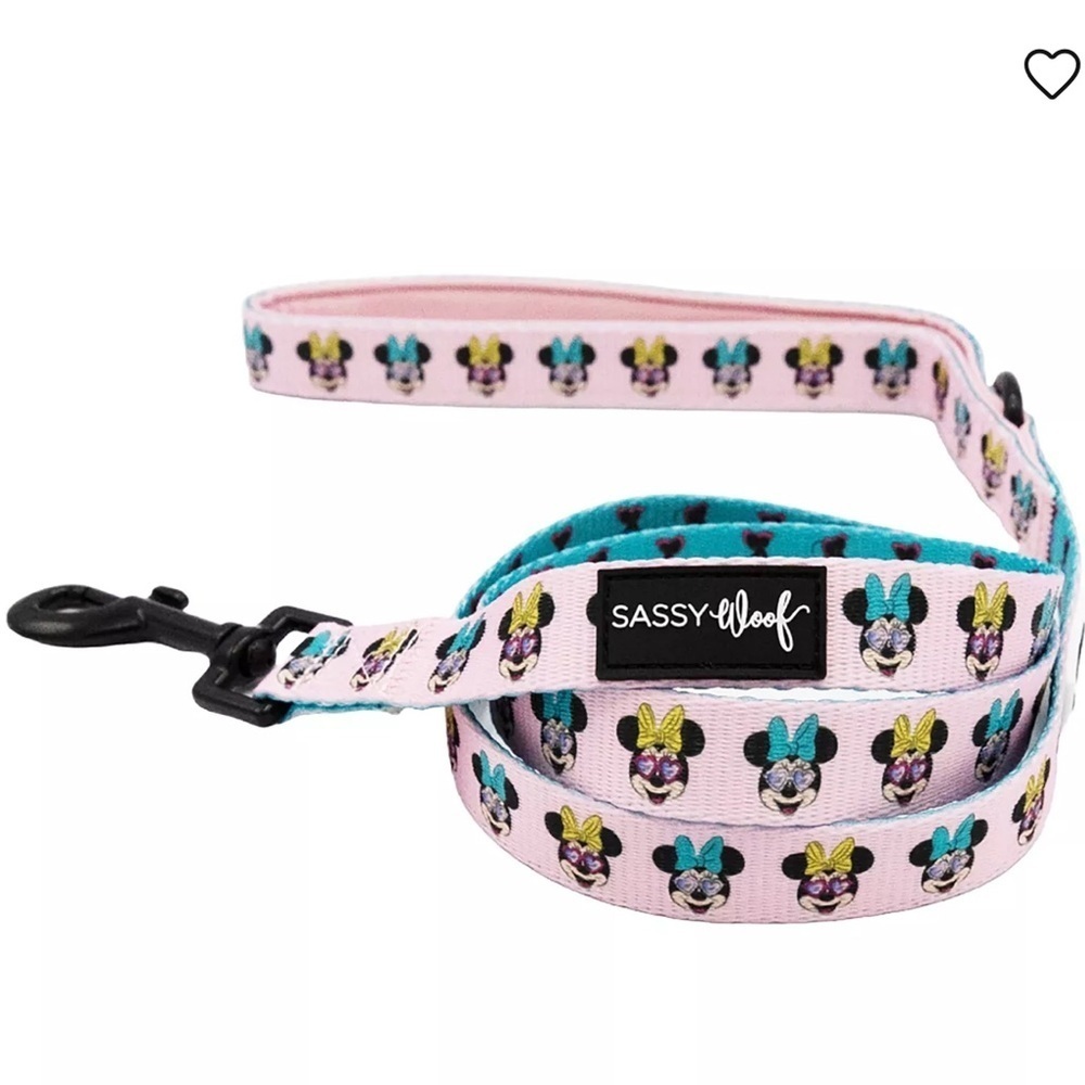 Disney Minnie Mouse Dog Leash by Sassy Woof
